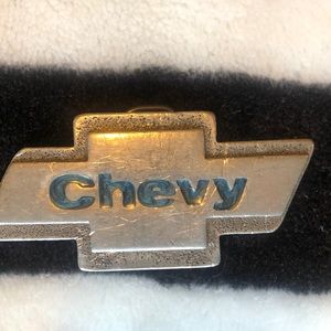 Chevy bow tie belt buckle